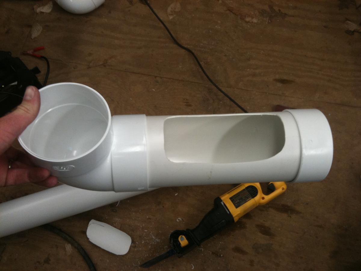 4Inch Drain Pipe PVC Chicken Feeder Happy Egg Farm